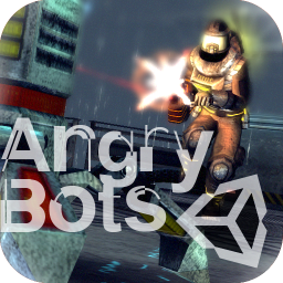 Angrybots game logo